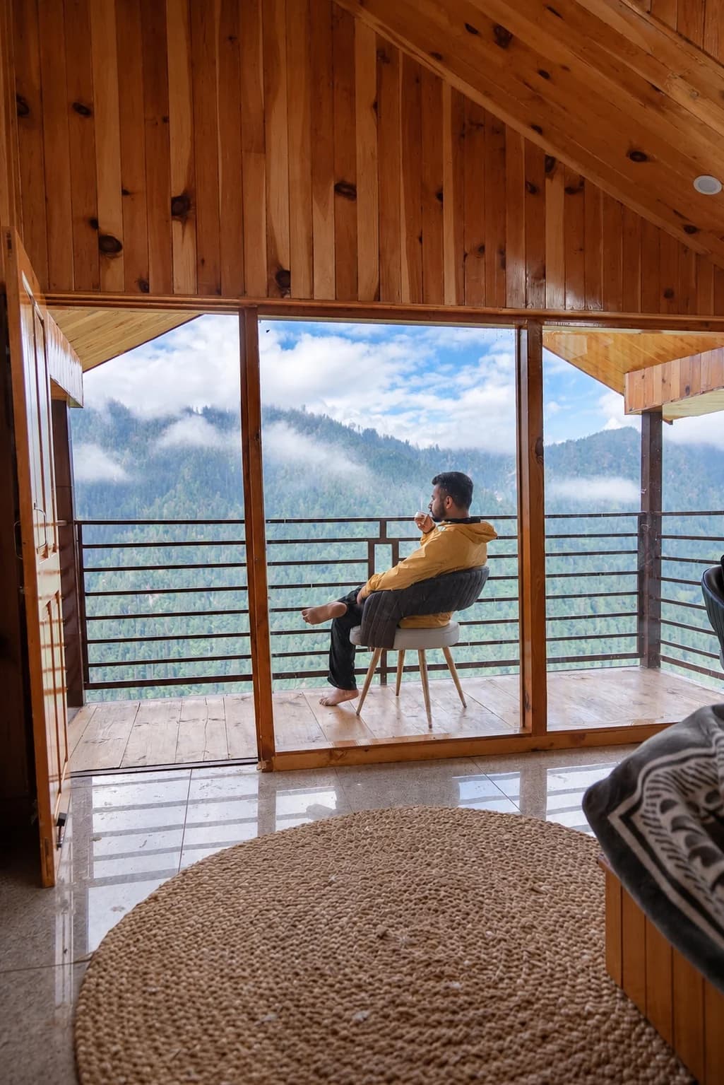 Wooden Attic Panoramic Private Balcony Rooms 3
